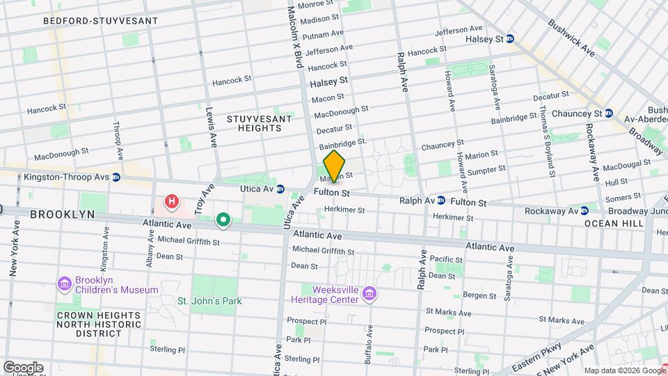 1791 Fulton St Map and Location Details