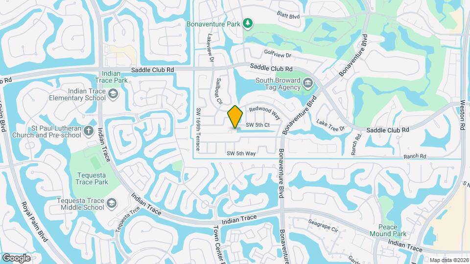 16850 Crestview Ln Map and Location Details