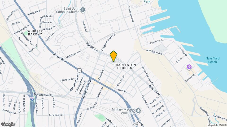 3318 Florida Ave Map and Location Details