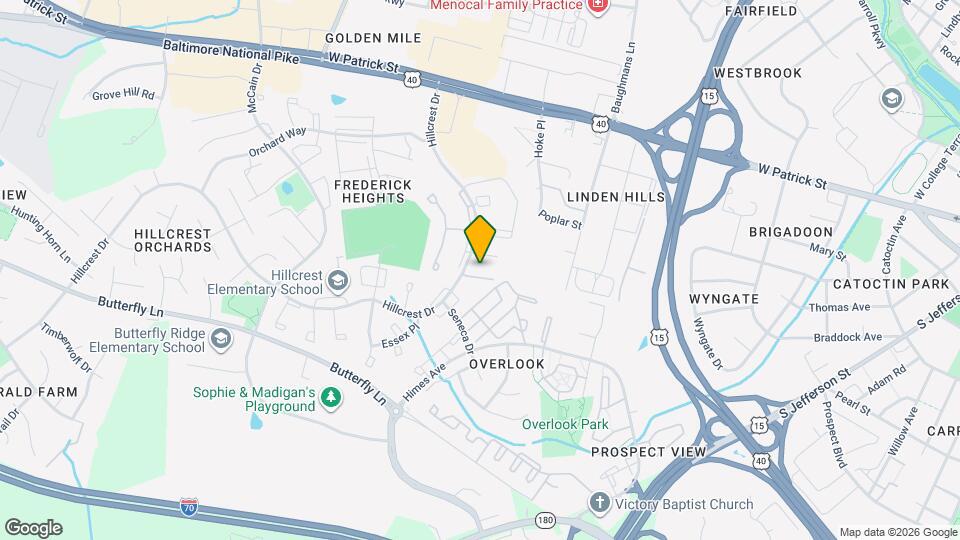 1123 Keswick Pl Map and Location Details