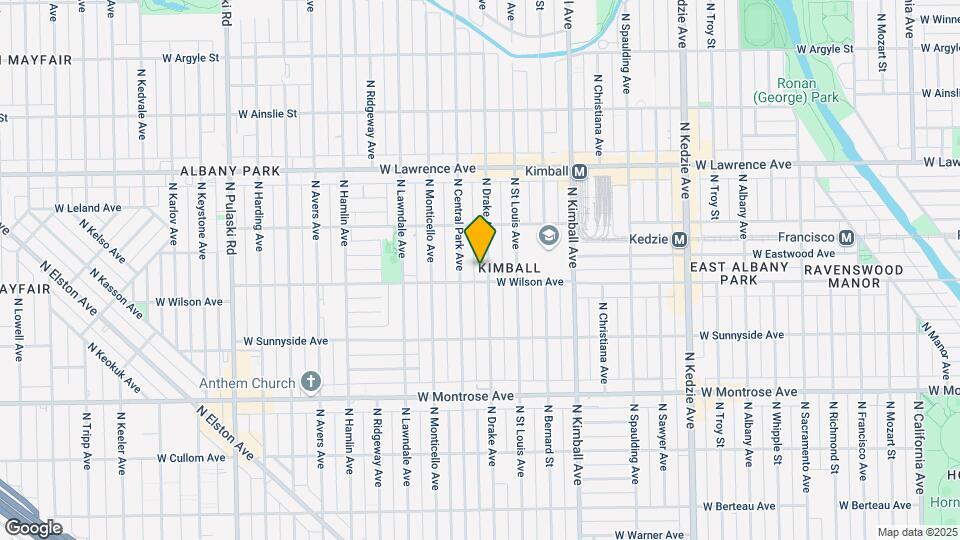4612 N Drake Ave Map and Location Details