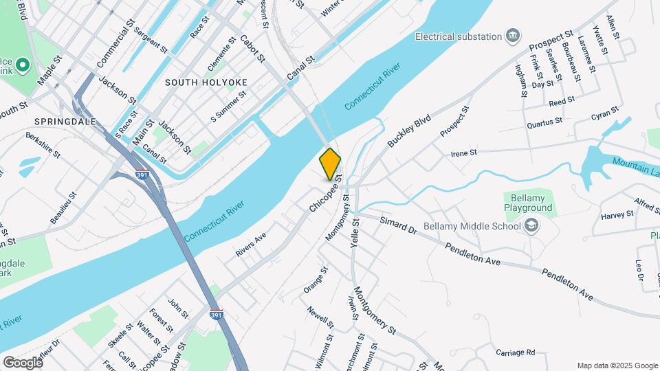 1036 Chicopee St Map and Location Details