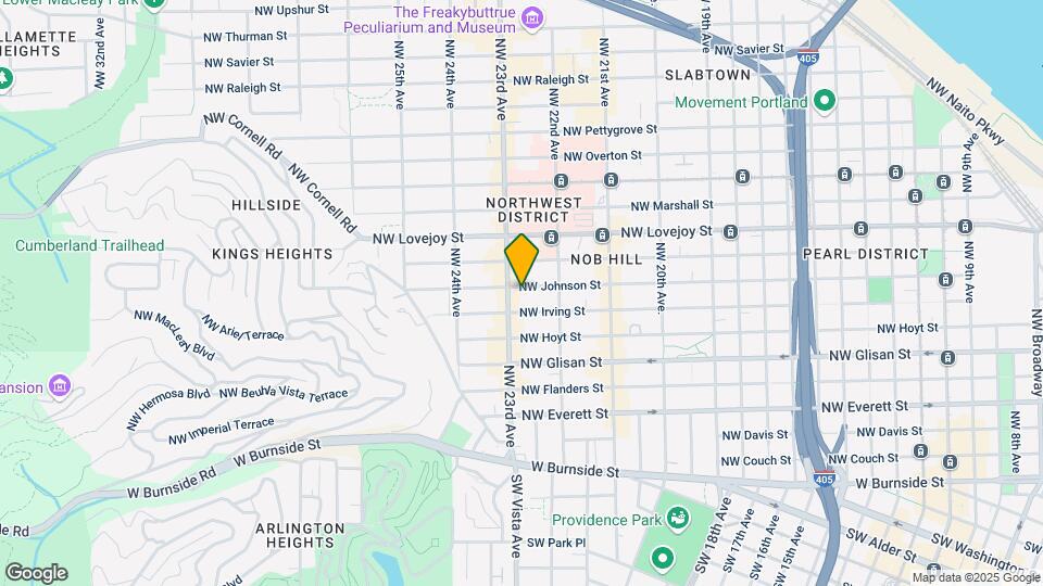 2268 NW Johnson St Map and Location Details