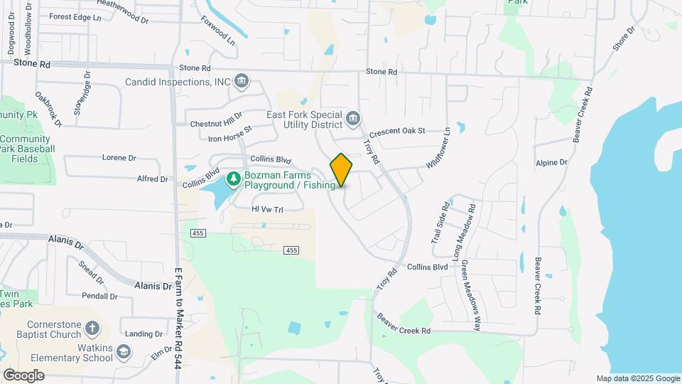 1506 Canyon Creek Rd Map and Location Details