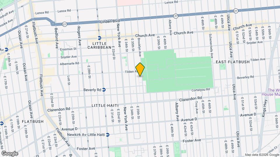 1116 Brooklyn Ave Map and Location Details