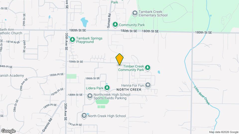 18415 41st Dr SE Map and Location Details