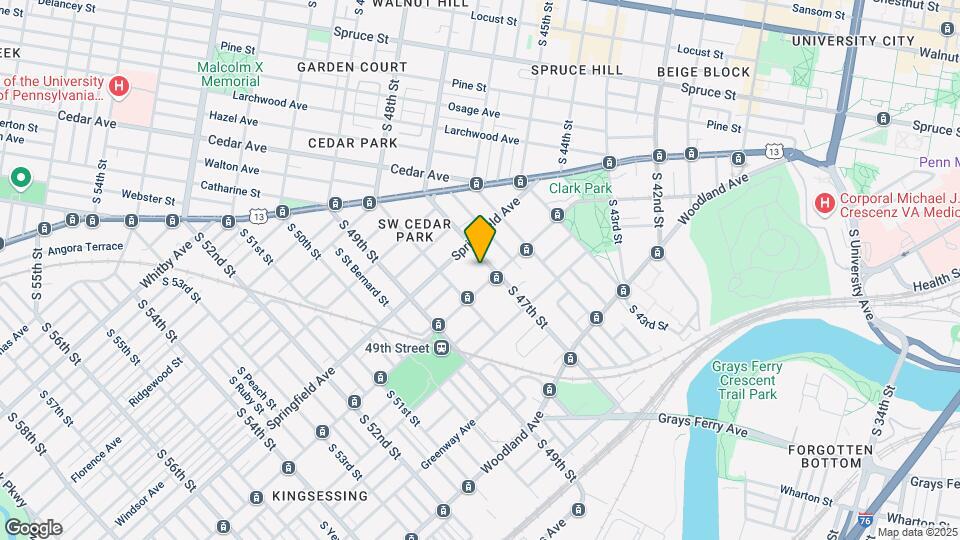 1022 S 47th St Map and Location Details