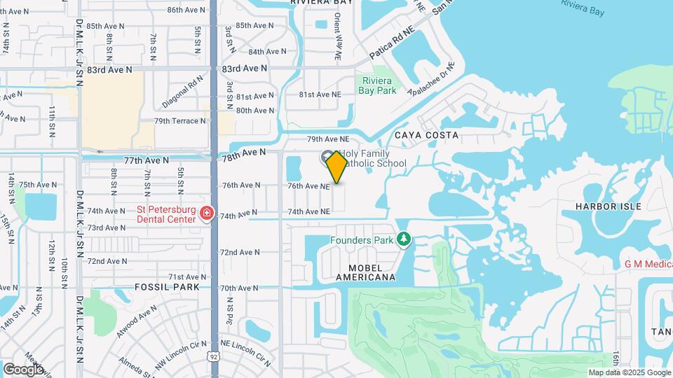 7499 Oak St NE Map and Location Details