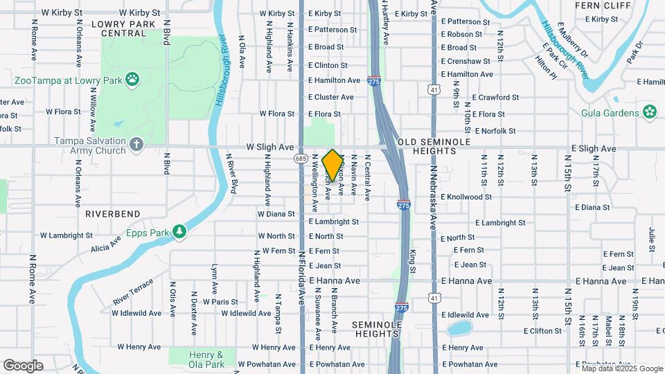 6705 N Branch Ave Map and Location Details