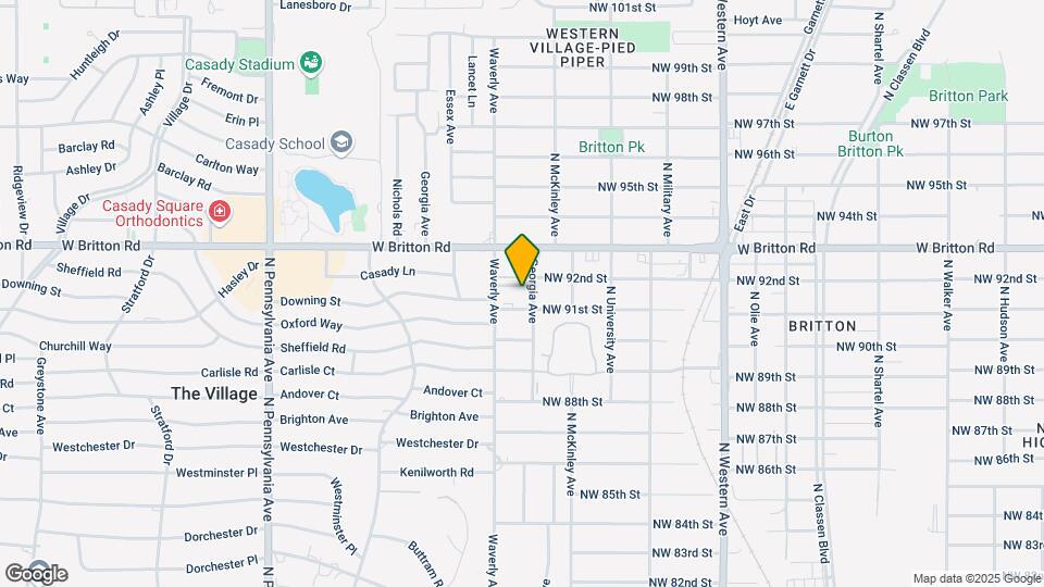 NW OKC 4-PLEX Map and Location Details
