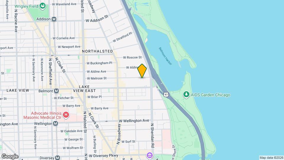 433 W Melrose St Map and Location Details
