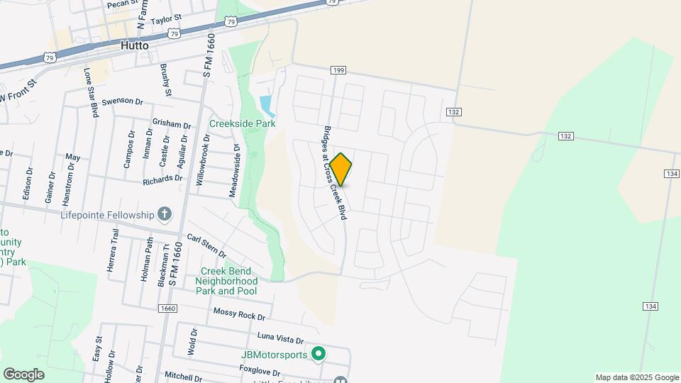 206 Creek Hollow Dr Map and Location Details