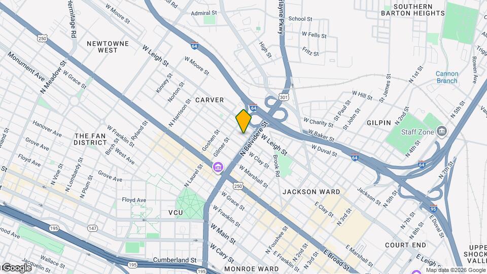 707 Catherine St Map and Location Details