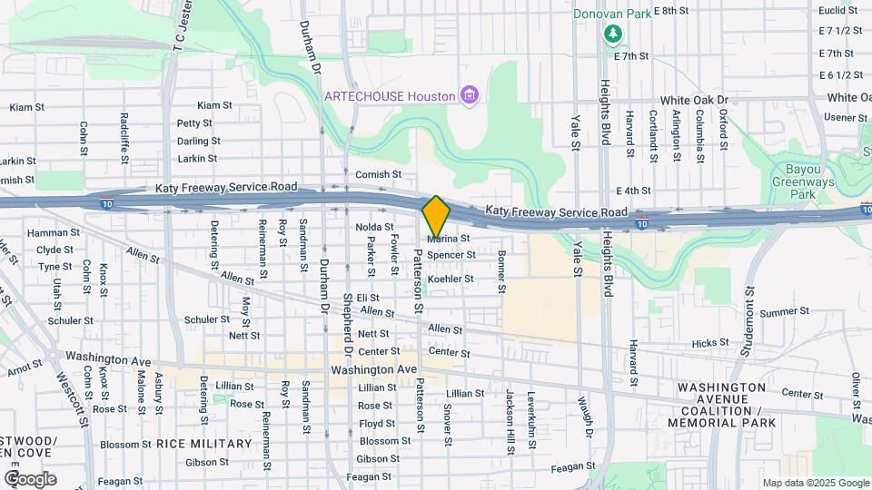 4405 Marina St Map and Location Details