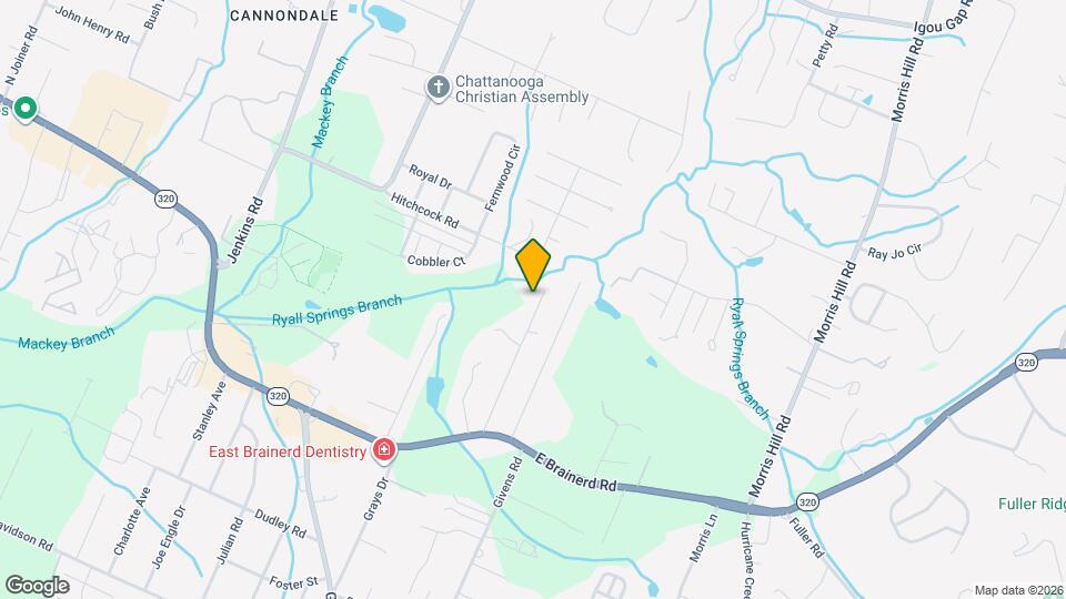 1165 Greens Rd Mapa y Detalles de la Ubicación