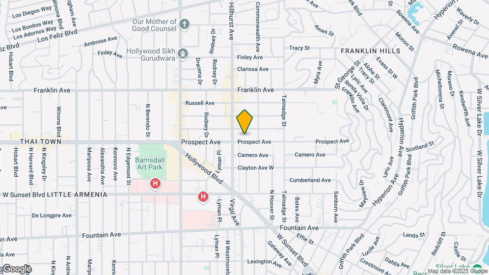 4429 Prospect Ave Map and Location Details