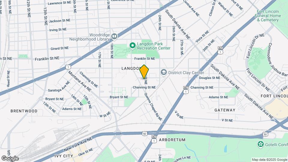 2514 22nd St NE Map and Location Details