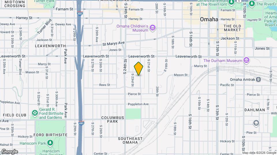 1012 S 22nd St Map and Location Details