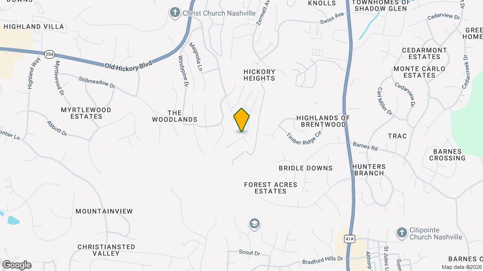 1625 Boxwood Dr Map and Location Details