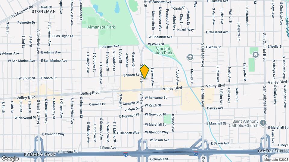 1544 S New Ave Mapa y Detalles de la Ubicación