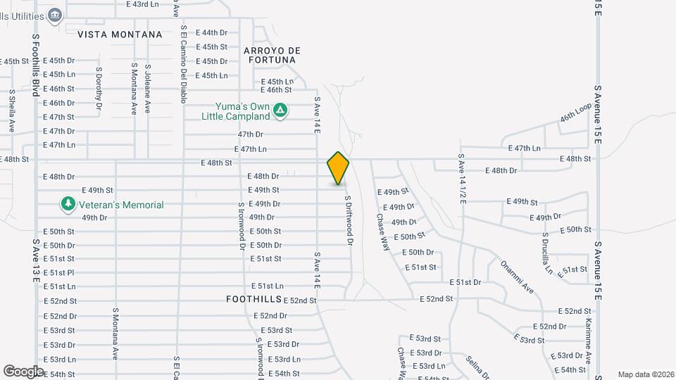 14181 E 49th St Map and Location Details