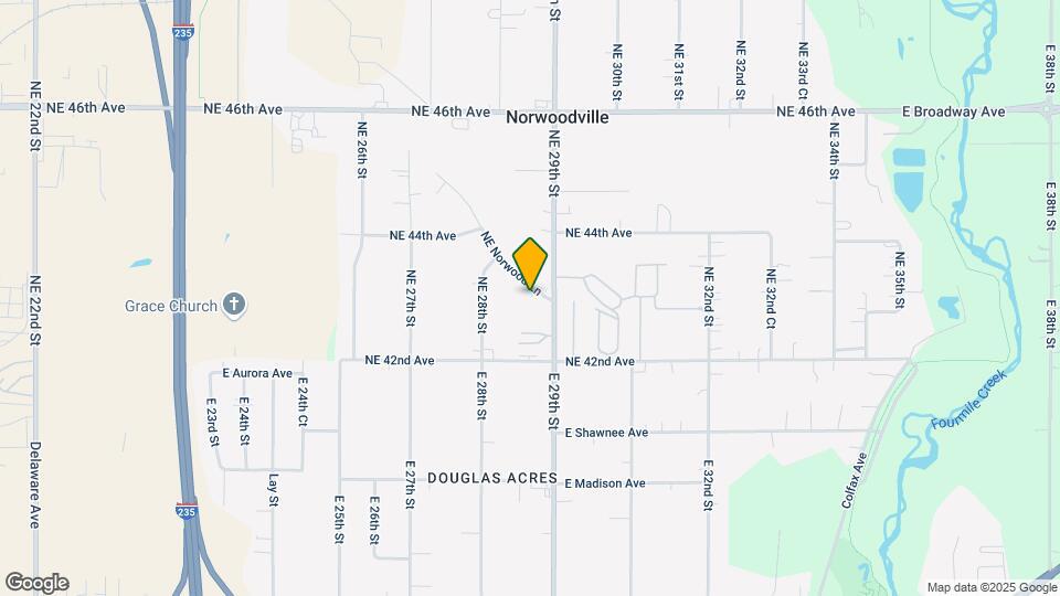 2865 NE Norwood Ln Map and Location Details