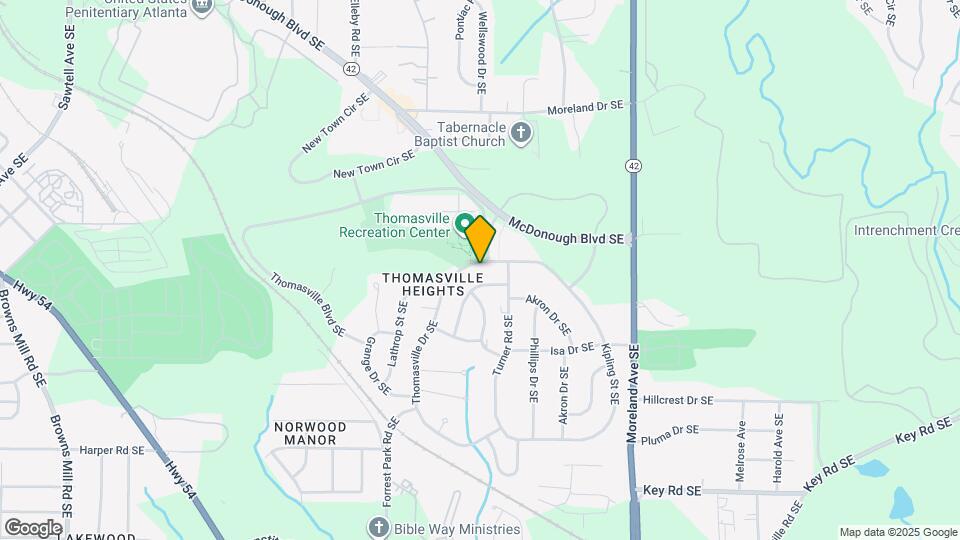 1743 Thomasville Dr SE Mapa y Detalles de la Ubicación