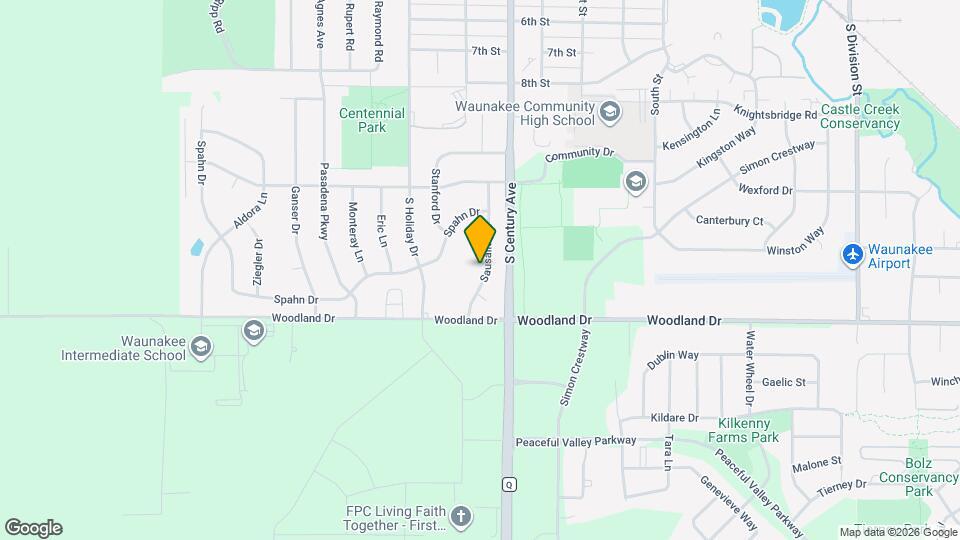 1127 Sausalito Dr, Unit Waunakee 3 bedroom duplex Map and Location Details