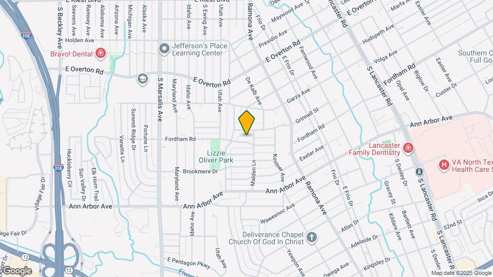 1231 Fordham Rd Map and Location Details