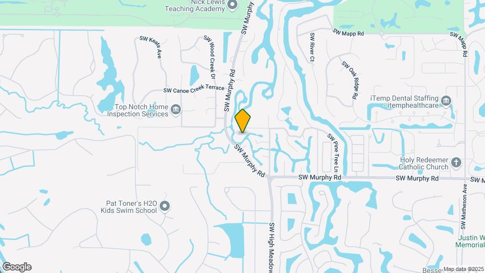 3172 SW Lake Terrace Map and Location Details