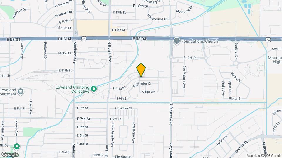 1952 E 11th St Map and Location Details