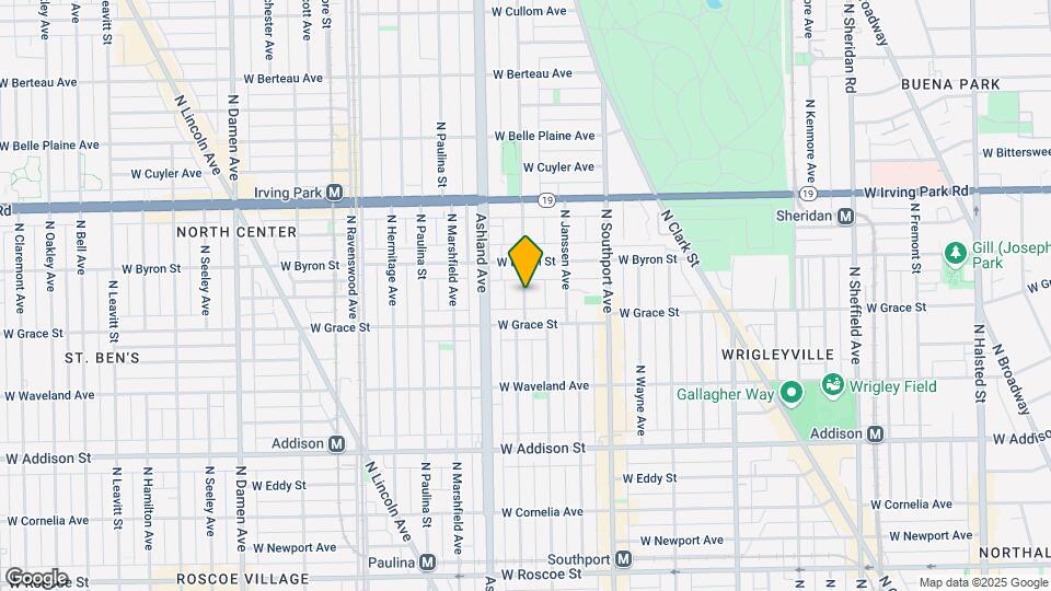3817 N Greenview Ave Map and Location Details