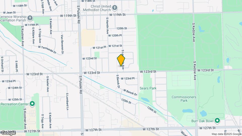 12238 S Lawndale Ave Map and Location Details