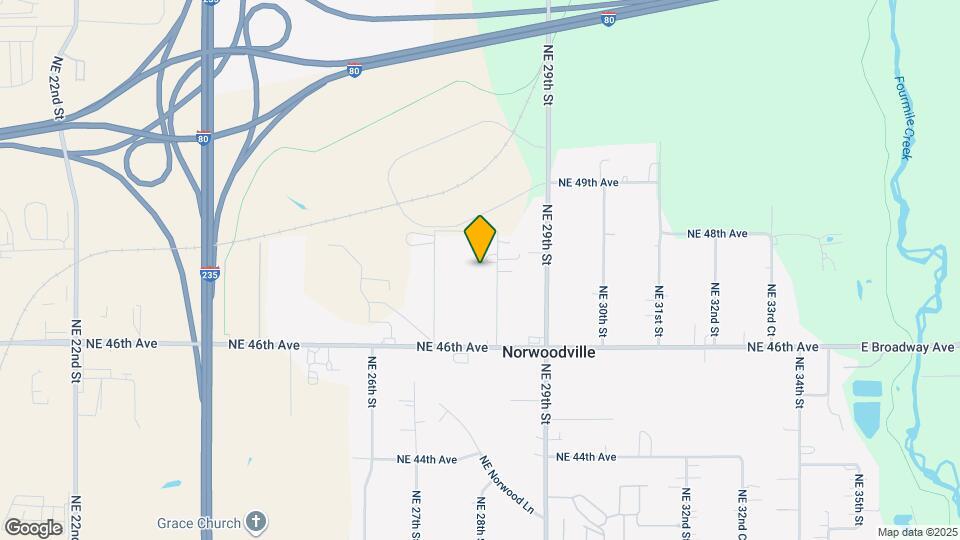 4734 NE 28th Ct Map and Location Details
