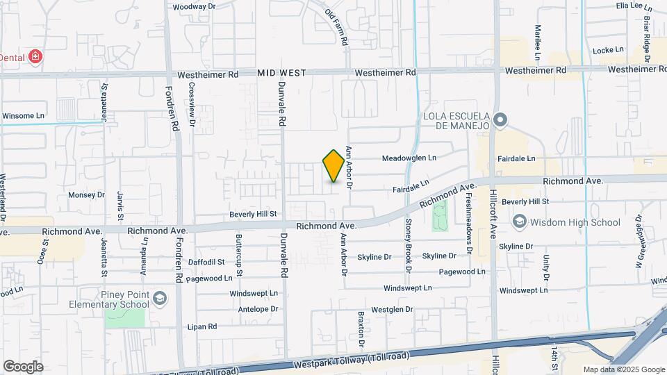 3119 Skyrock Dr Map and Location Details