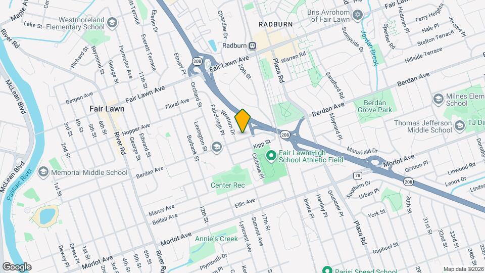 17-11 Berdan Ave Map and Location Details