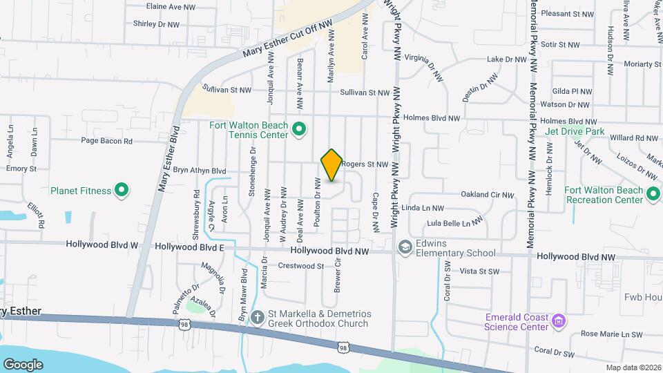 422 Canterbury Ct NW Map and Location Details