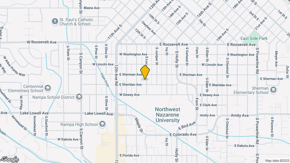 419 S Locust St Map and Location Details