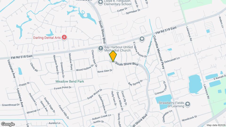 204 Wood Hollow Dr Map and Location Details