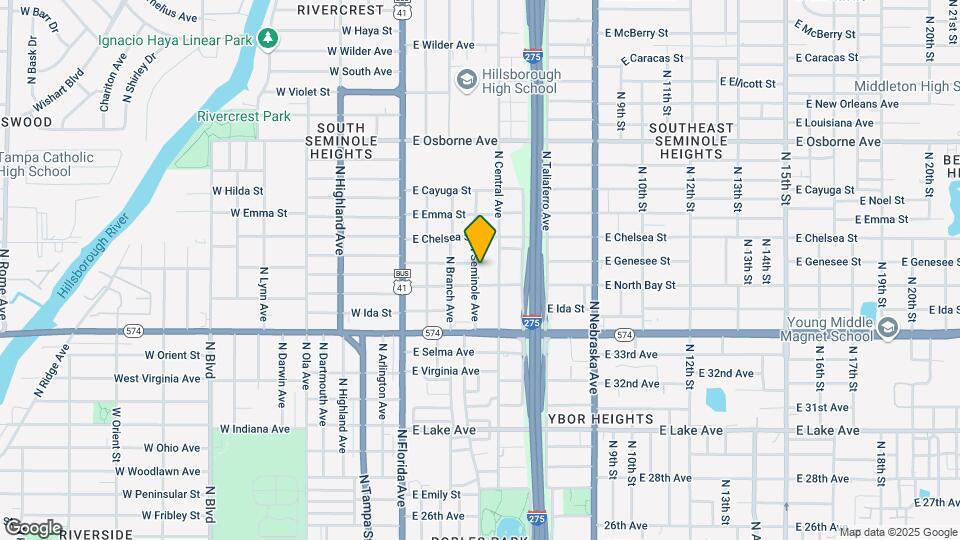 4107 N Seminole Ave Map and Location Details
