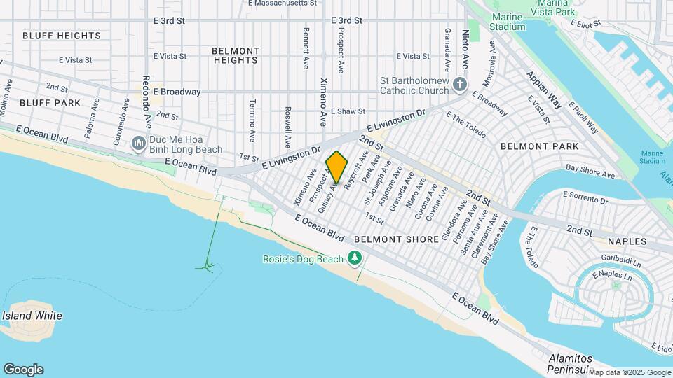 110 Quincy Ave Map and Location Details