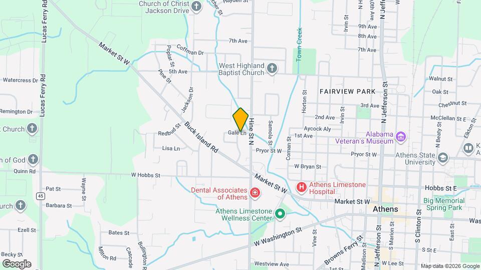 600 Gale Ln Map and Location Details