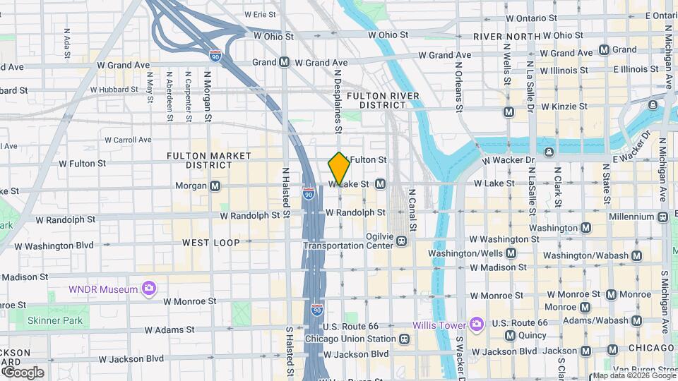 180 N Desplaines St Map and Location Details