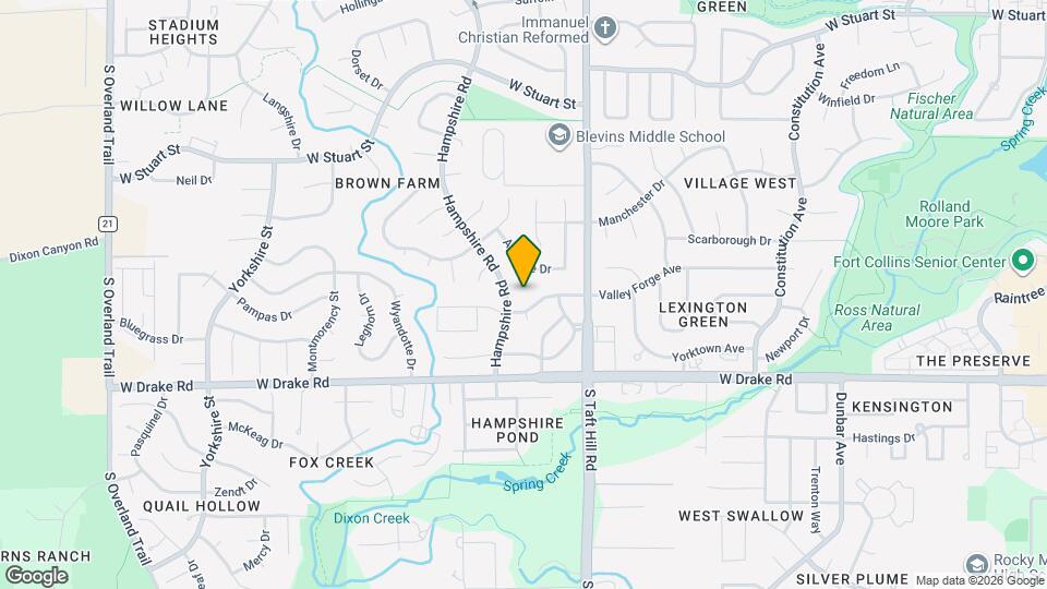 2450 Hampshire Rd Map and Location Details