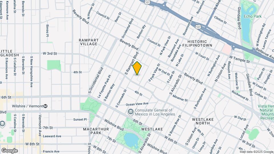 272 3/6-276 S Coronado St Map and Location Details