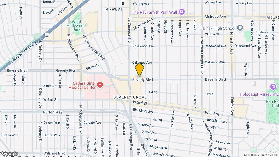 137 1/2 N Harper Ave Map and Location Details