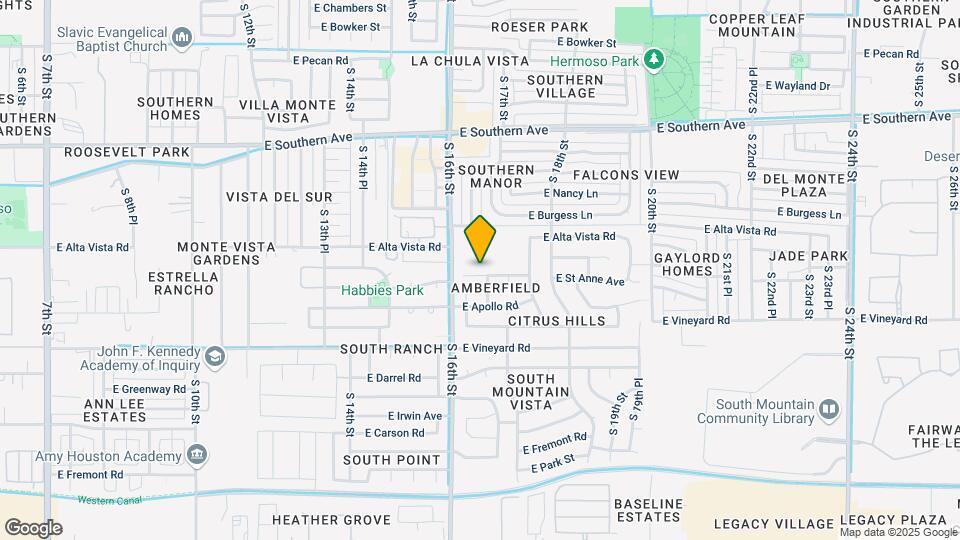 1628 E St Anne Ave Map and Location Details