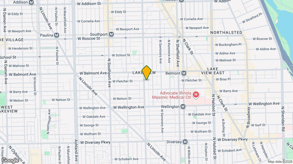 3127 N Racine Ave Map and Location Details