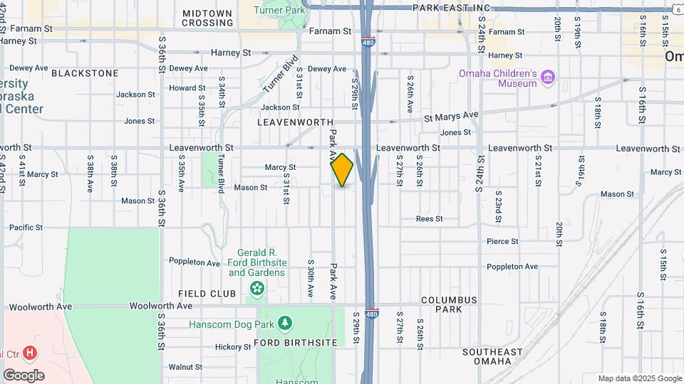 1013 Park Ave Map and Location Details