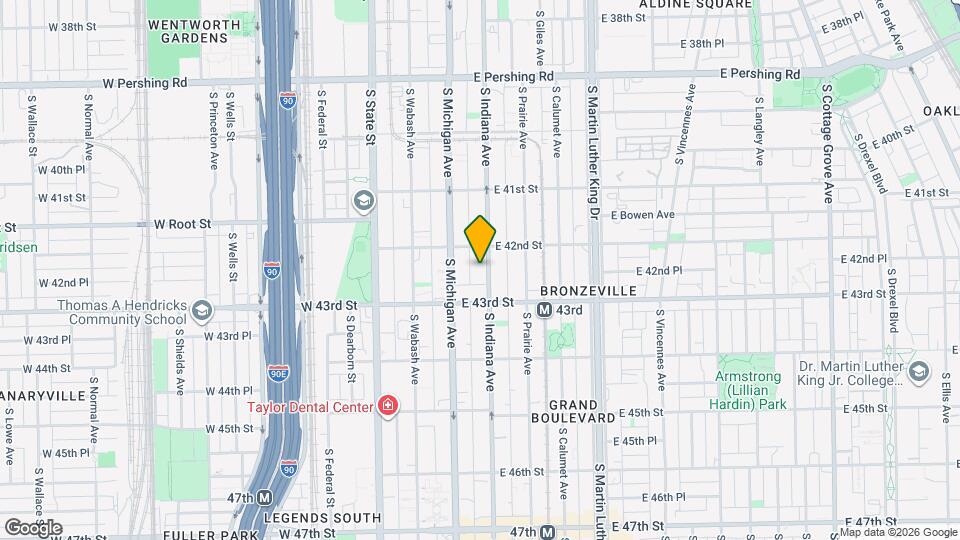 4222 S Indiana Ave, Unit 1 Map and Location Details